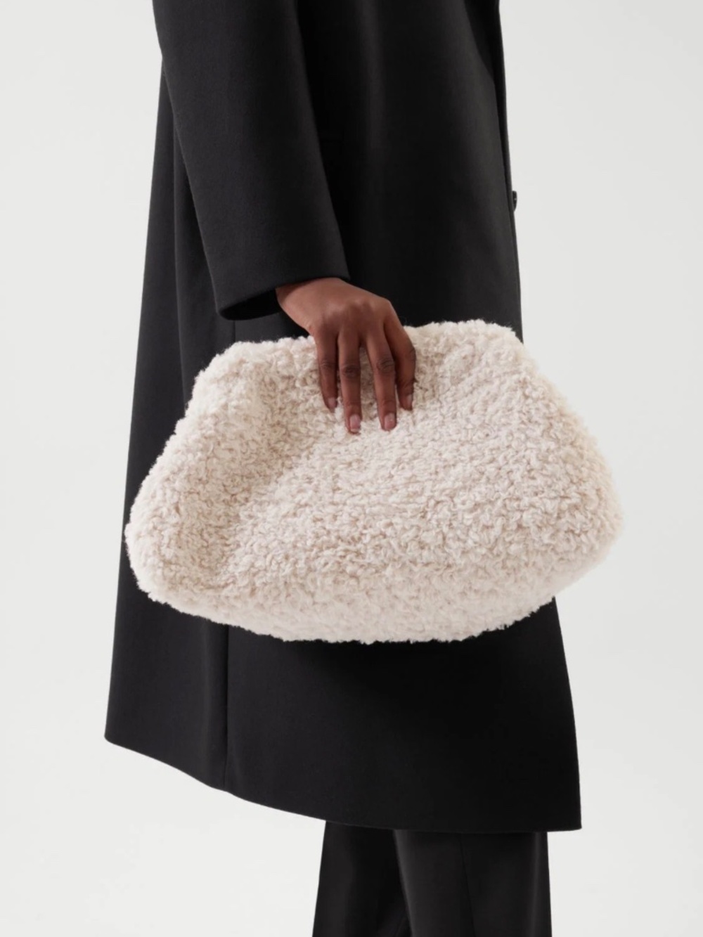 COS teddy fleece bag